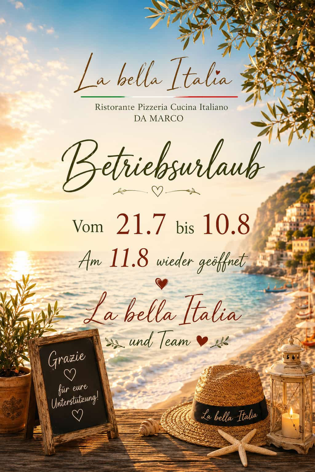 Betriebsferien – 1